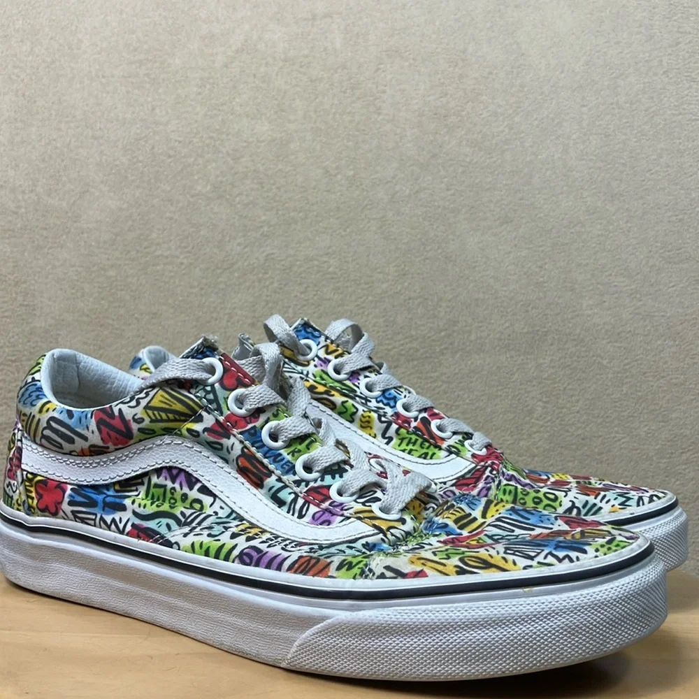 Vans x Crayola x Dallas Clayton Sneaker Shoes Unisex Men’s size 5.5‎ Women’s 7